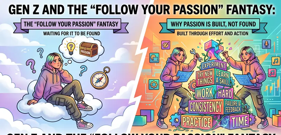 Gen Z and the ‘Follow Your Passion’ Fantasy Why Passion Is Built, Not Waiting to Be Found